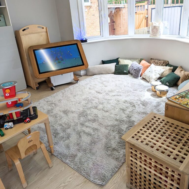 Carpet area in Toddler room